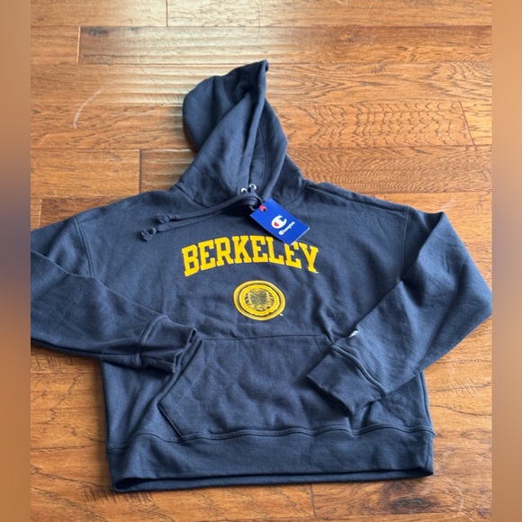New Champion University of California Berkeley Navy Hoodie - Picture 1 of 7